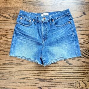 Madewell High Rise Denim Shorts - 4’ inseam - size 30